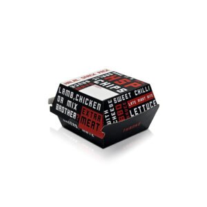 Black Burger Boxes